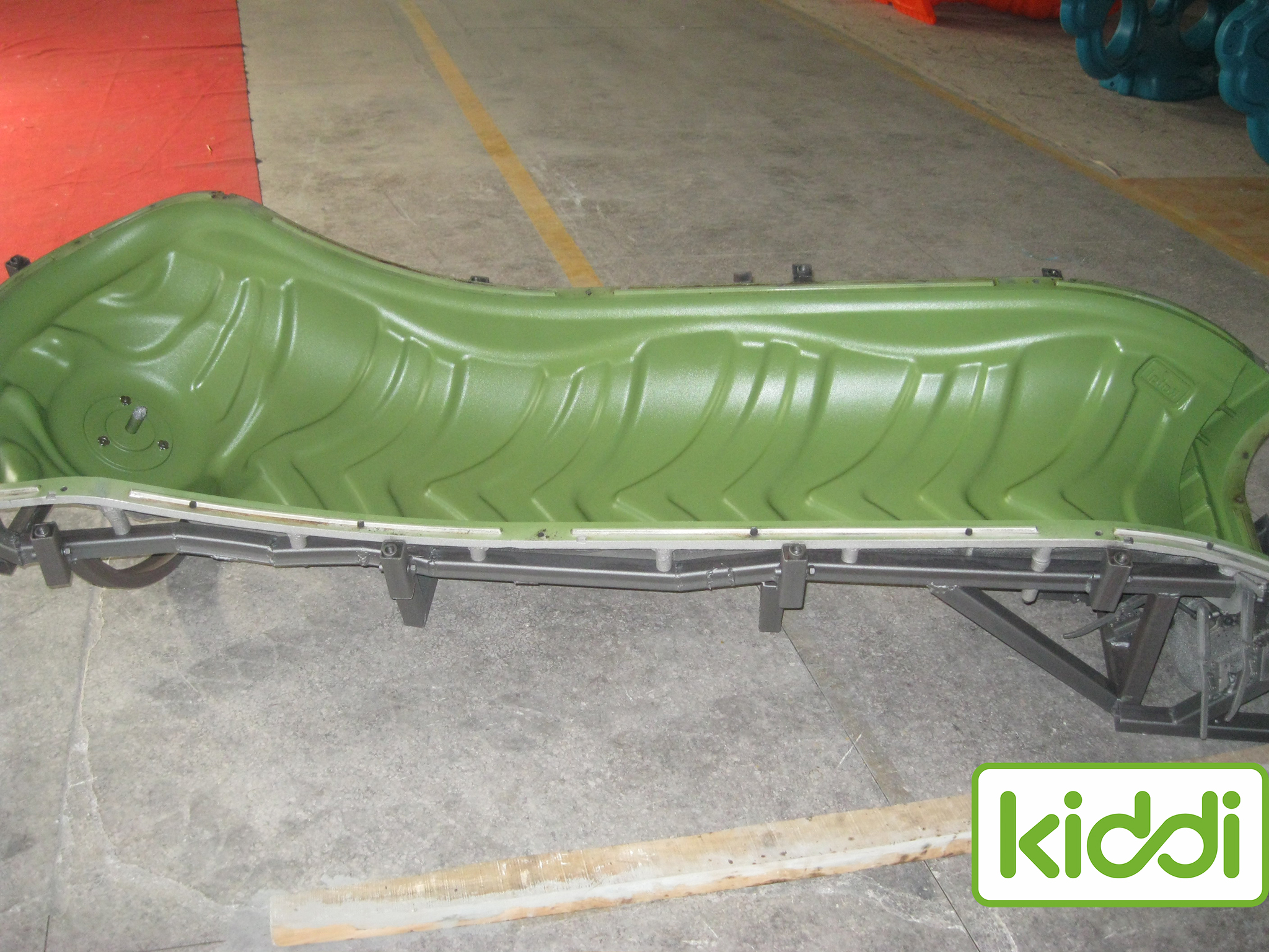 Molde rotacional de diapositivas para niños recubierto de teflón