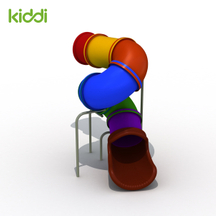 Moldura rotacional de aluminio para tobogán de tubo en espiral para equipos de juegos infantiles