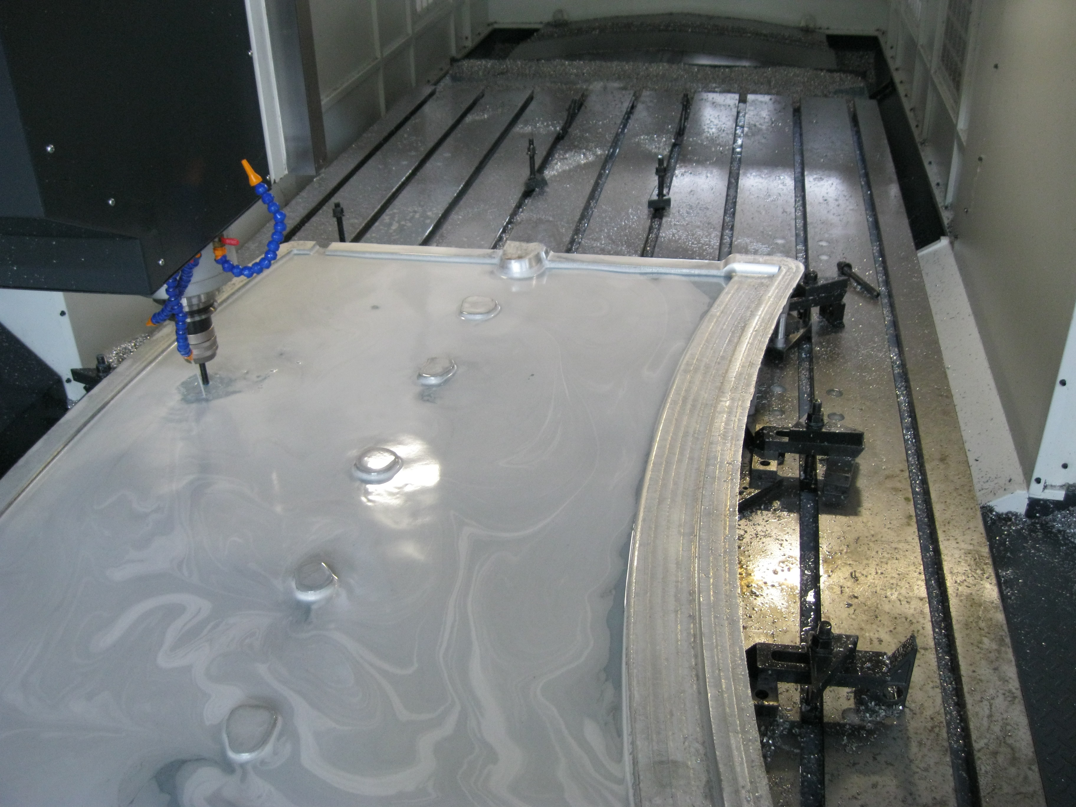 Valla plástica de plástico para equipos de juegos infantiles hecha de molde rotacional de aluminio