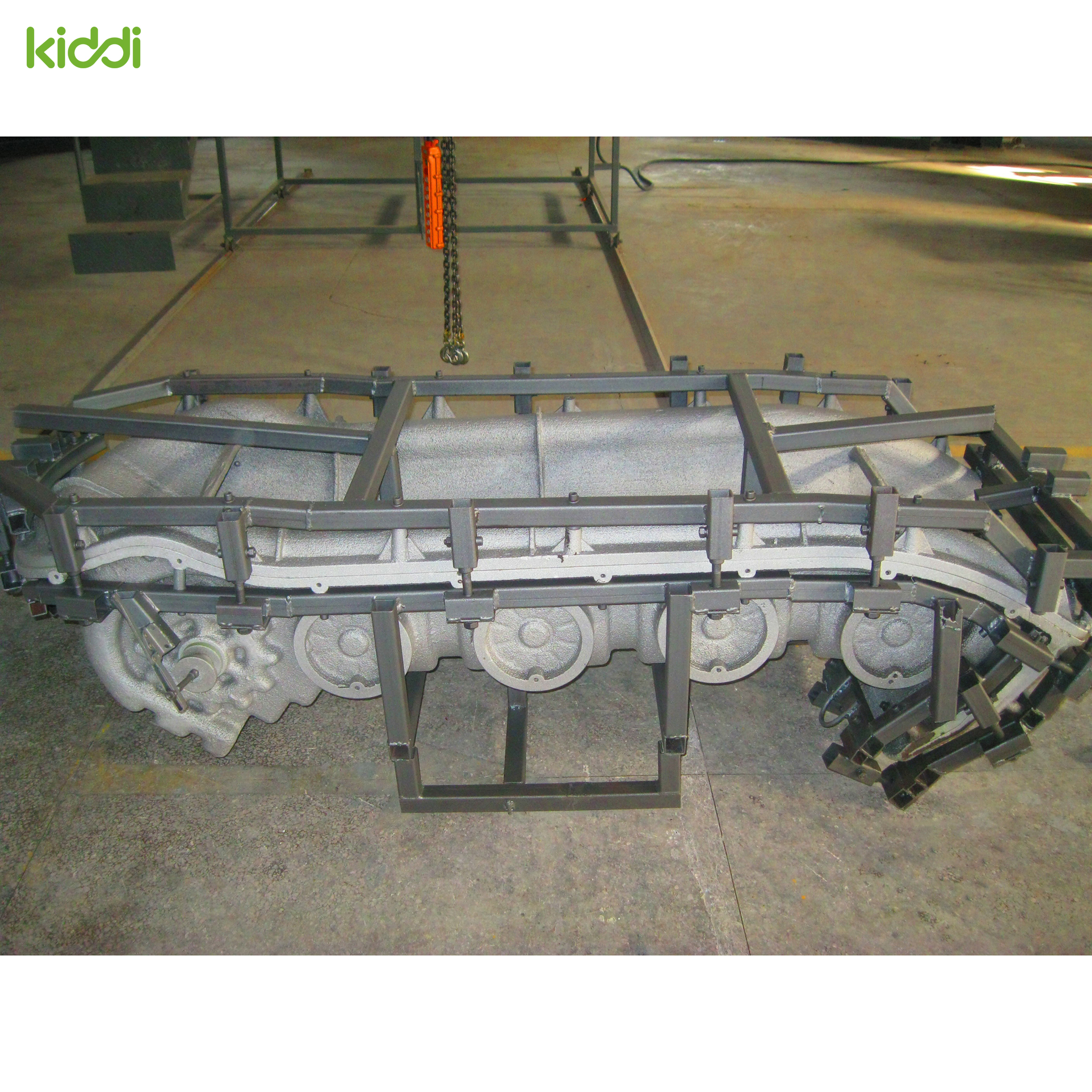 Molde roto de aluminio para tobogán individual para niños