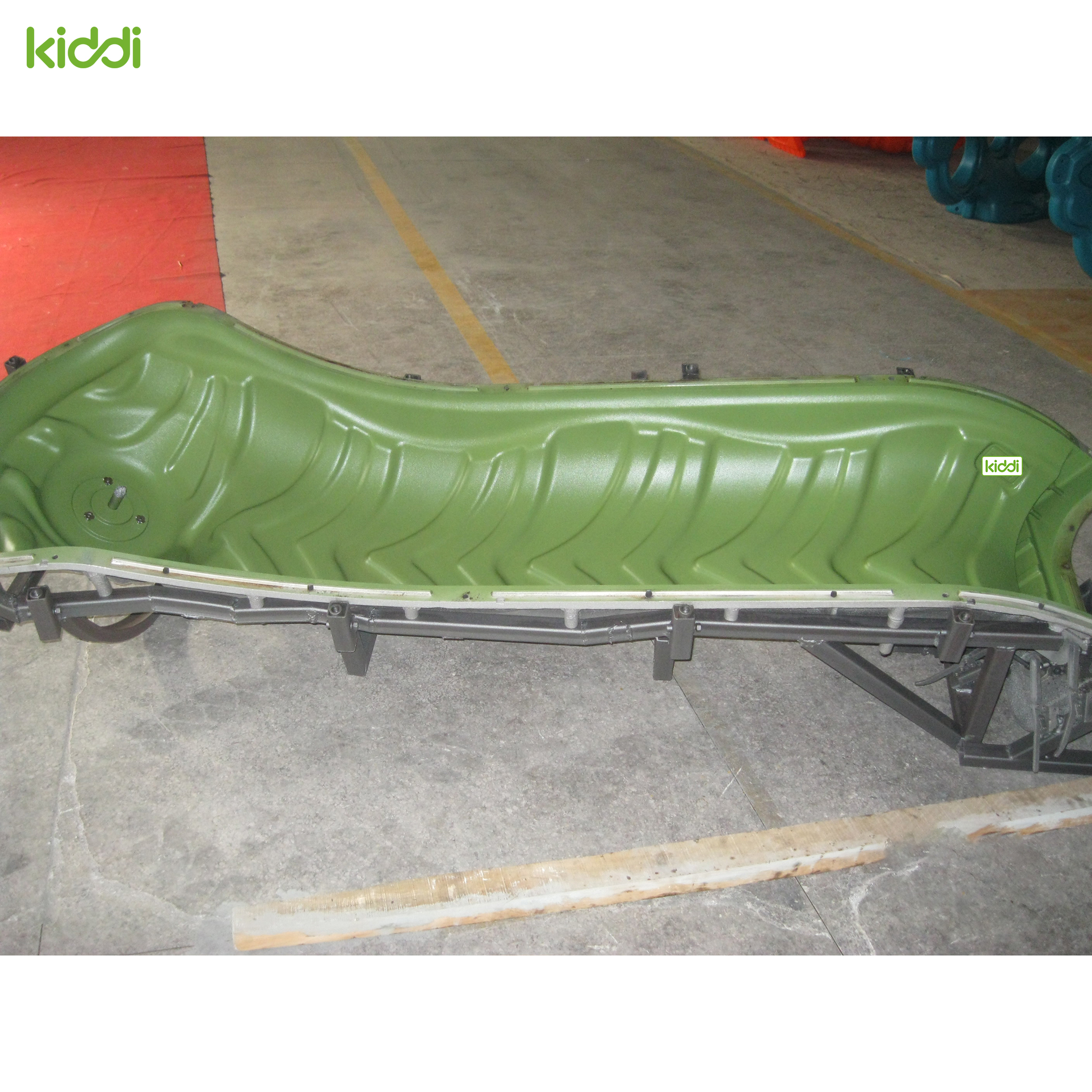 Molde roto de aluminio para tobogán individual para niños