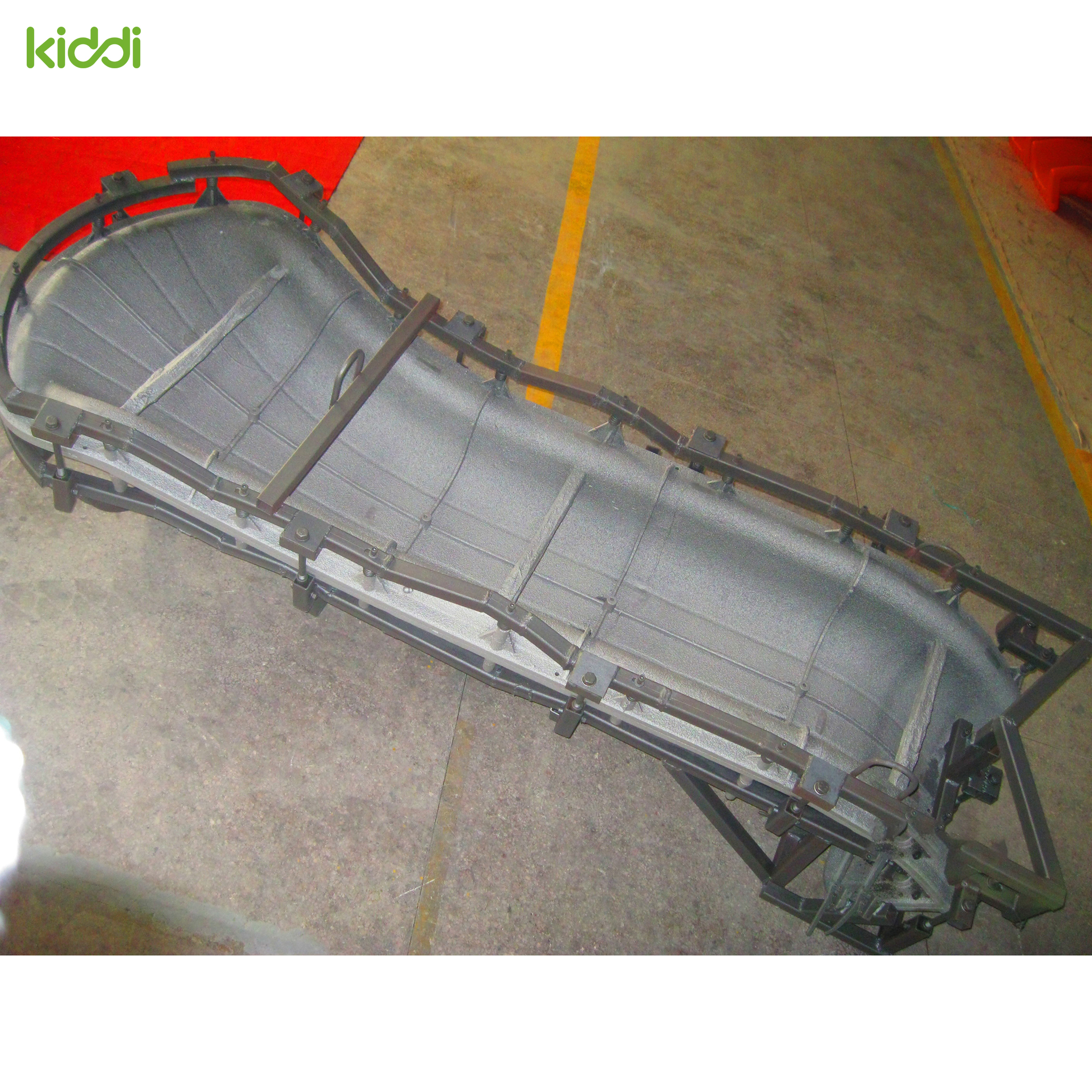 Molde roto de aluminio para tobogán individual para niños