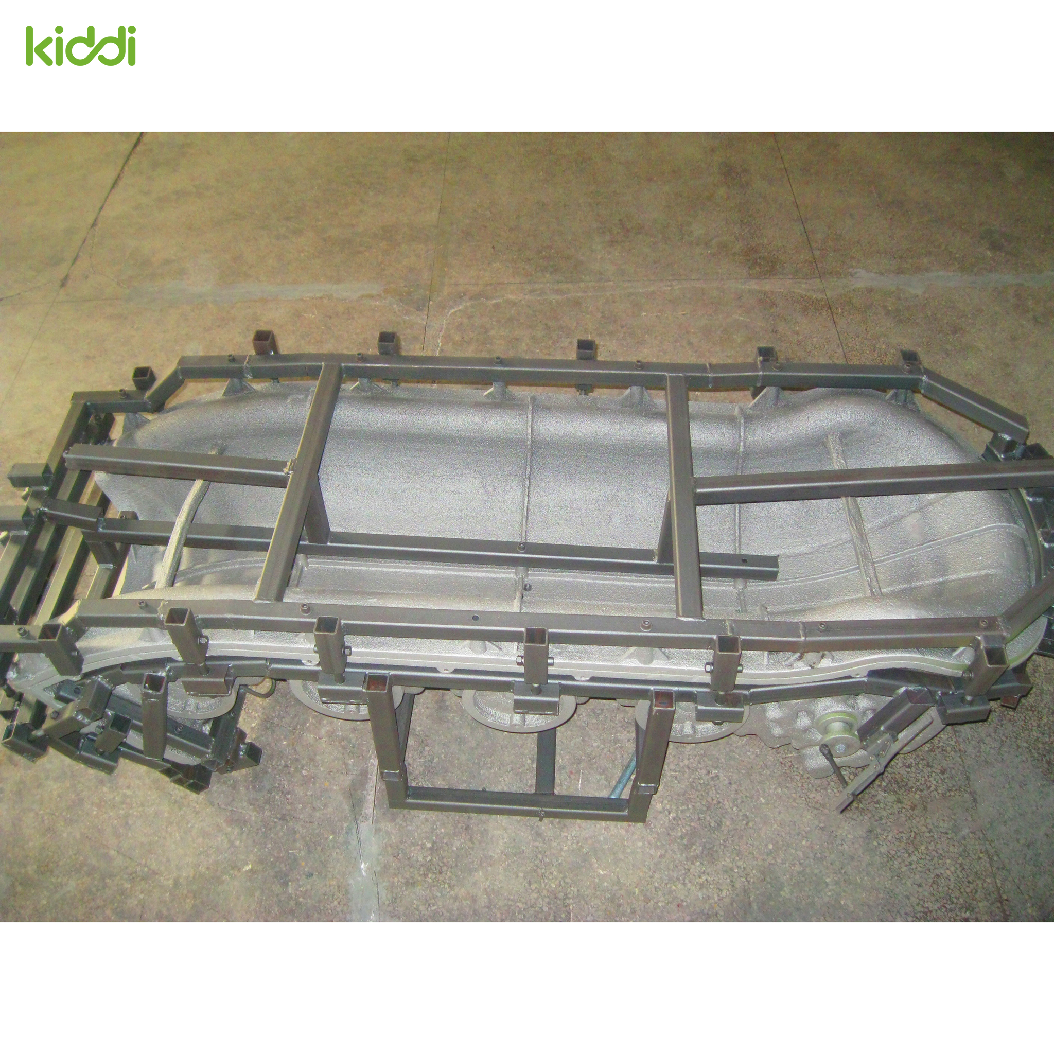 Molde roto de aluminio para tobogán individual para niños