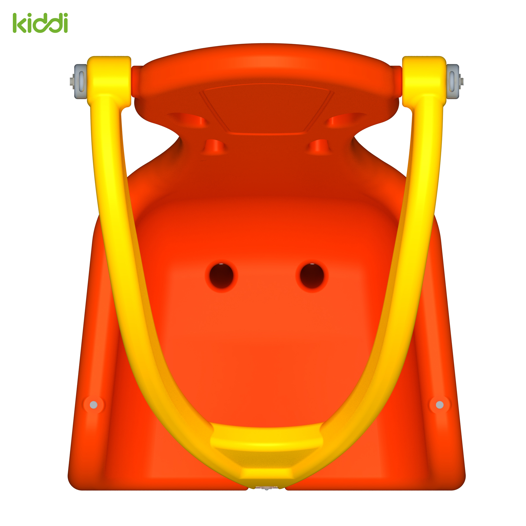 Molde giratorio de aluminio para asiento de columpio para niños con revestimiento de teflón