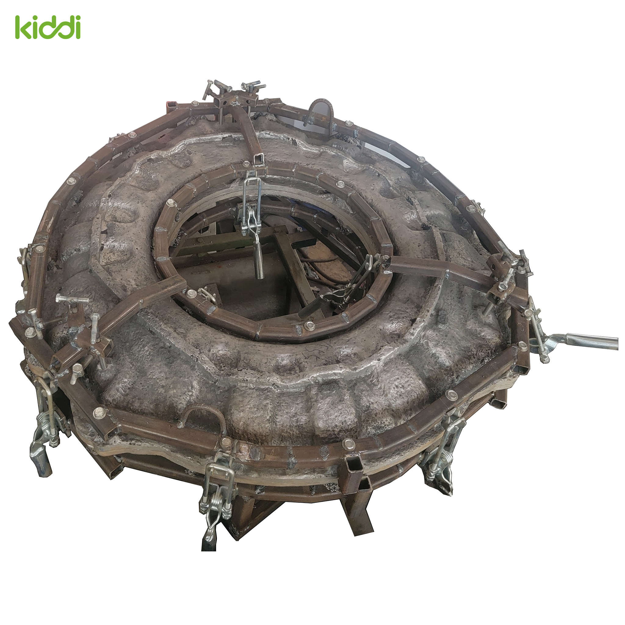 Molde rotacional de aluminio para piezas de equipos de juegos infantiles de plástico